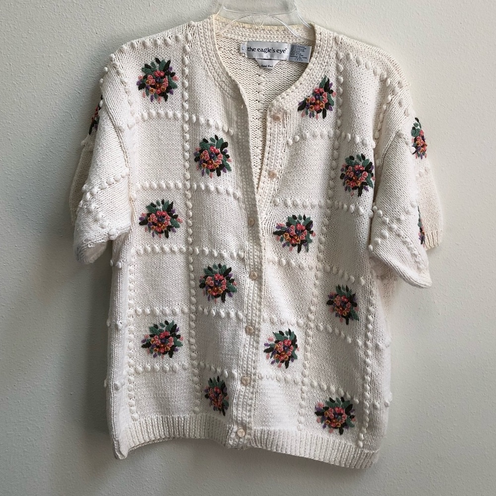 Hand knit sweater